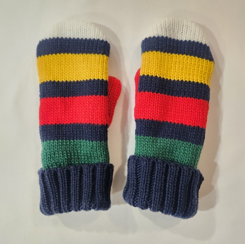 Hudson's Bay Company 'The Stripes' Mittens - Navy Multi Stripe HBC ❄️